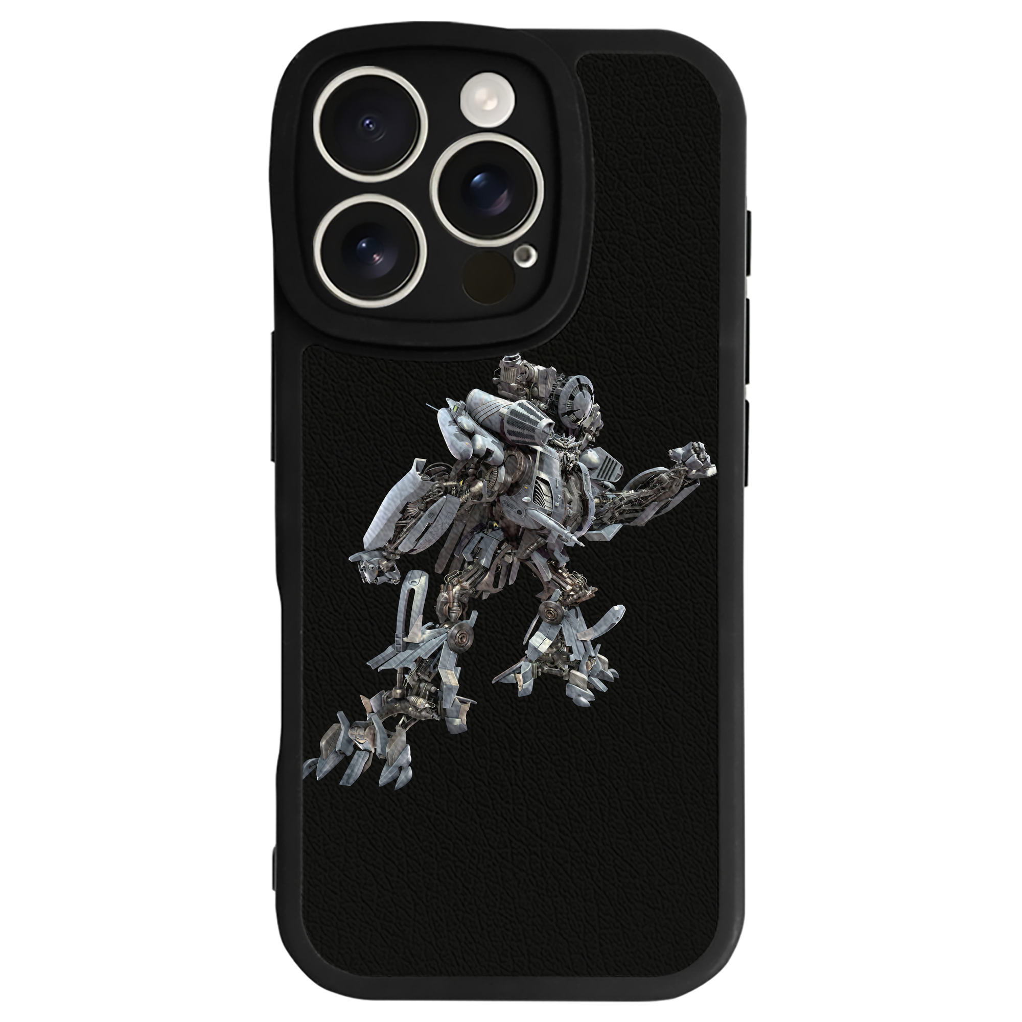 （画像用） Transformers トランスフォーマー 【iPhone 16シリーズ対応】シリコンスマホケース（レザー調） 材質：シリコン